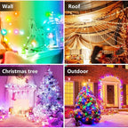 Pisca-Pisca de Natal LED RGB com App e Sensor IP68 USB