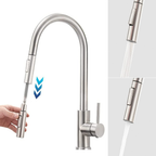 Torneira Para Cozinha Gourmet Monocomando Extensível Inox