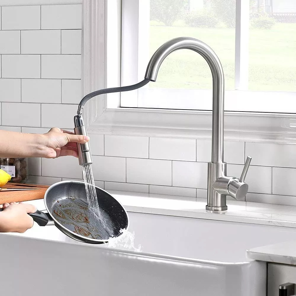 Torneira Para Cozinha Gourmet Monocomando Extensível Inox