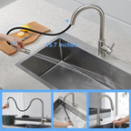 Torneira Para Cozinha Gourmet Monocomando Extensível Inox