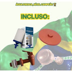 Filtro de Barro com Vela de Carvão Ativado
