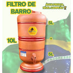 Filtro de Barro com Vela de Carvão Ativado