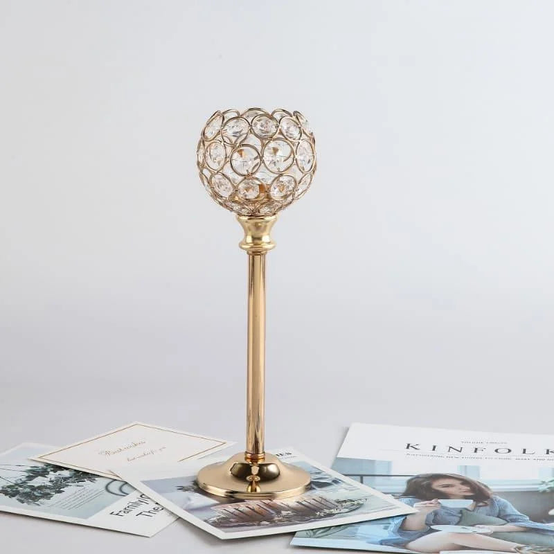 Candelabro Decorativo de Luxo para Velas e Iluminação Elegante Aquavera