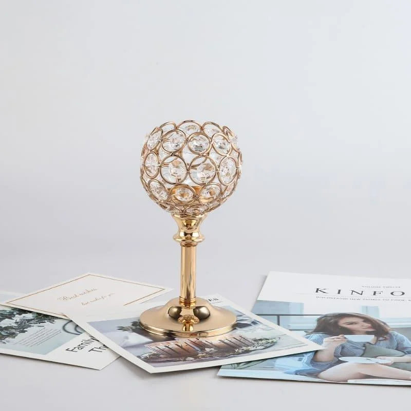 Candelabro Decorativo de Luxo para Velas e Iluminação Elegante Aquavera