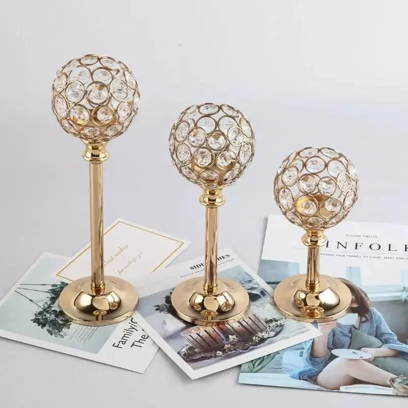 Candelabro Decorativo de Luxo para Velas e Iluminação Elegante Aquavera