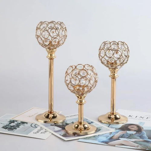 Candelabro Decorativo de Luxo para Velas e Iluminação Elegante Aquavera