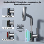 Torneira Para Banheiro Monocomando Digital Cascata