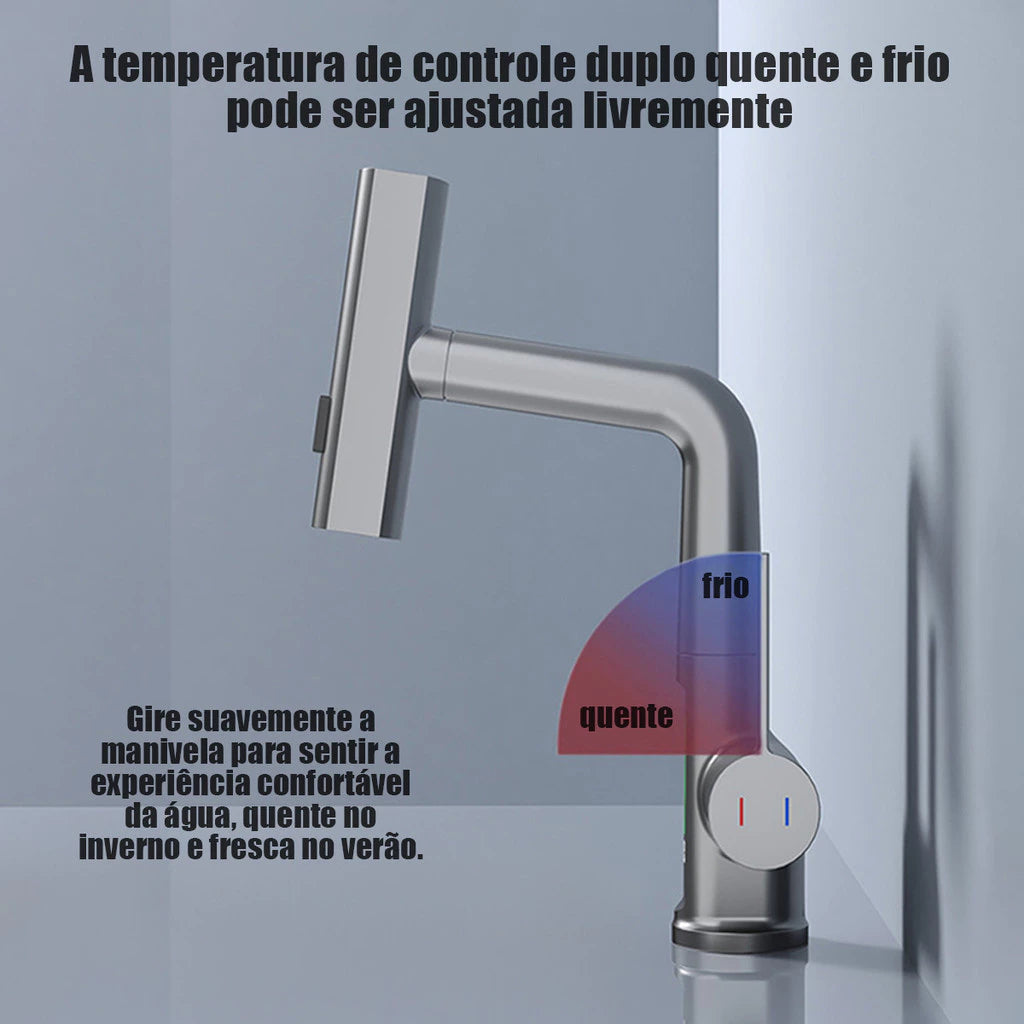 Torneira Para Banheiro Monocomando Digital Cascata