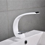 Torneira para Banheiro Monocomando Luxury Branco Quente e Fria
