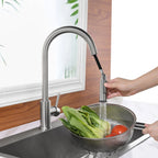 Torneira Para Cozinha Monocomando Aço Escovado