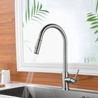 Torneira Para Cozinha Monocomando Aço Escovado