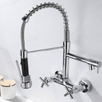 Torneira Gourmet de Parede Aura Cromada para Cozinha