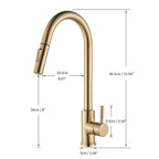Torneira Para Cozinha Gourmet Monocomando Com Misturador