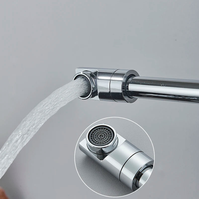 Torneira De Parede Para Cozinha Rotação 360°