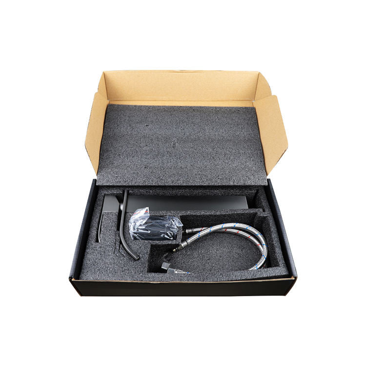 Torneira Banheiro Cascata Alta Metal Inox Monocomando 30cm