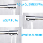 Torneira Gourmet Para Cozinha Com Filtro Modelo Duplo Comando Modelo Giratória