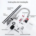Torneira Monocomando para Cozinha Touch 360 Níquel Escovado
