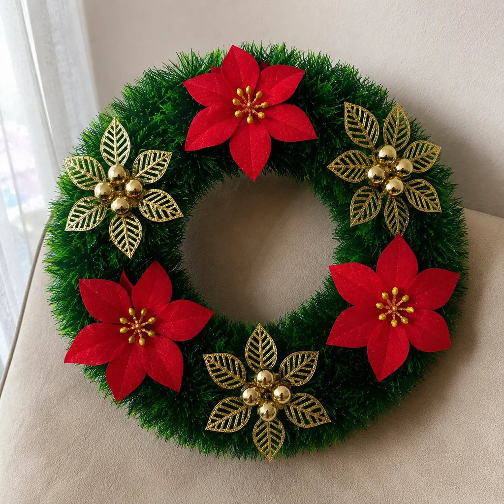 Guirlanda de Natal Estruturada Decorativa 25cm e 40cm