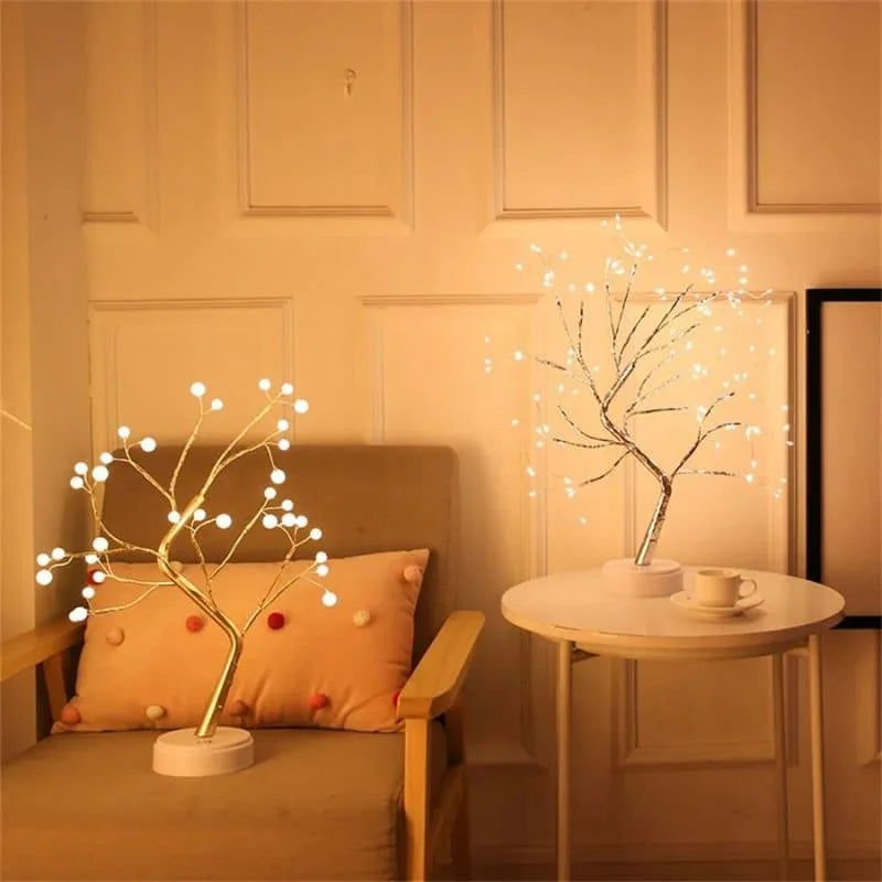 Luminária árvore de Led Decorativa para Quarto, Sala e Mesa Aquavera