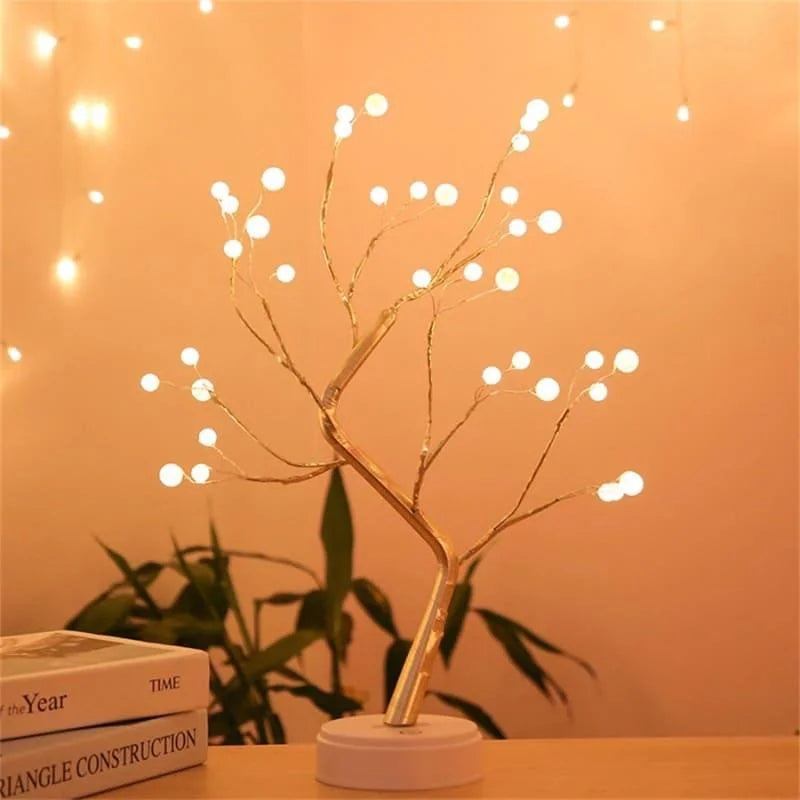 Luminária árvore de Led Decorativa para Quarto, Sala e Mesa Aquavera