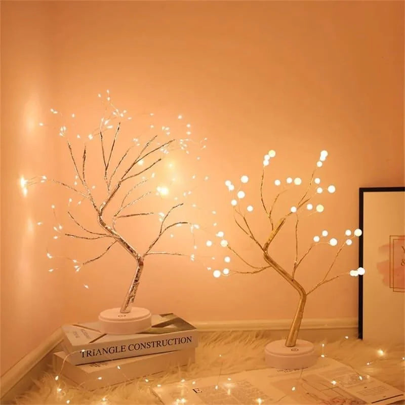 Luminária árvore de Led Decorativa para Quarto, Sala e Mesa Aquavera
