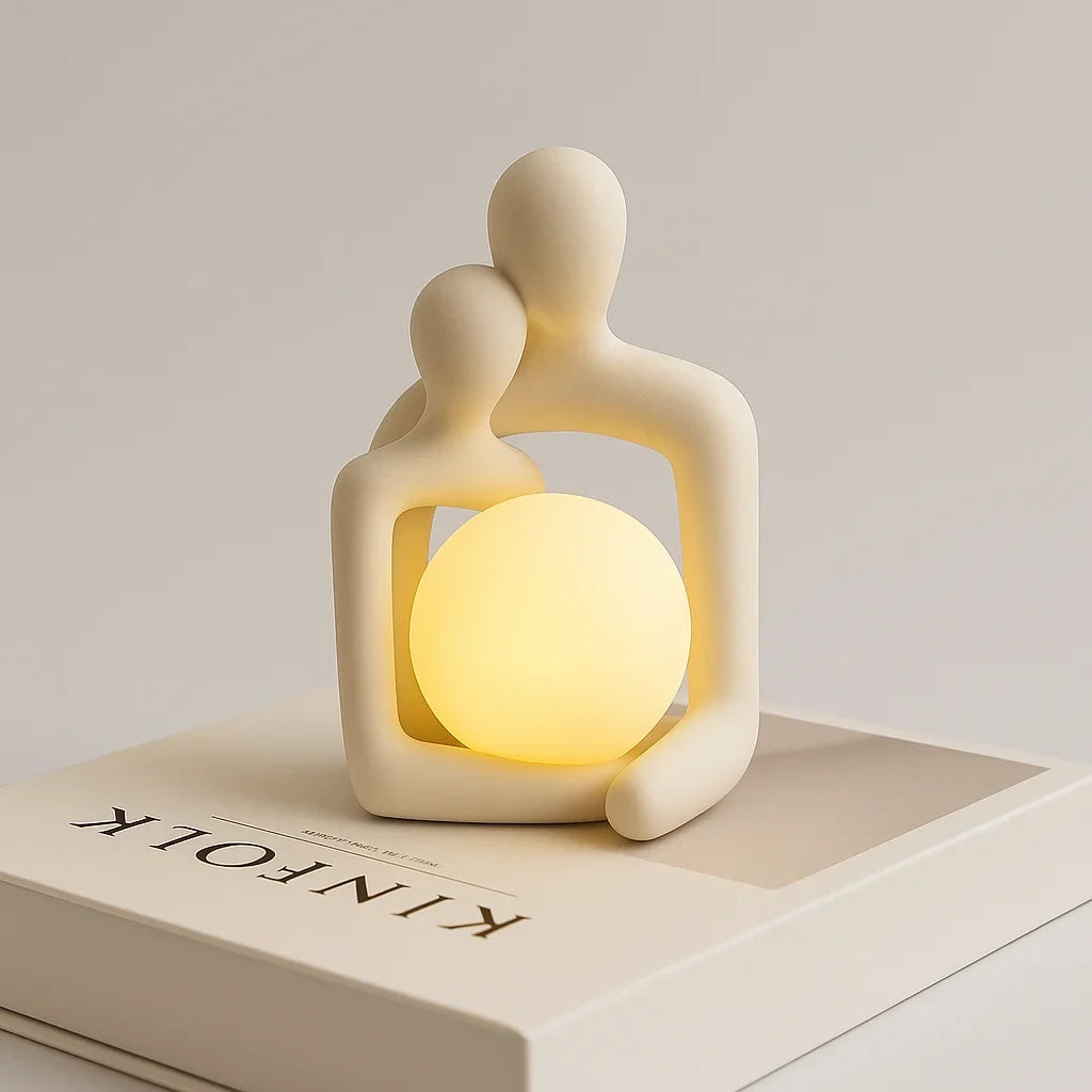 Luminária de Casal Estilo Nórdico para Quarto e Decoração Aquavera
