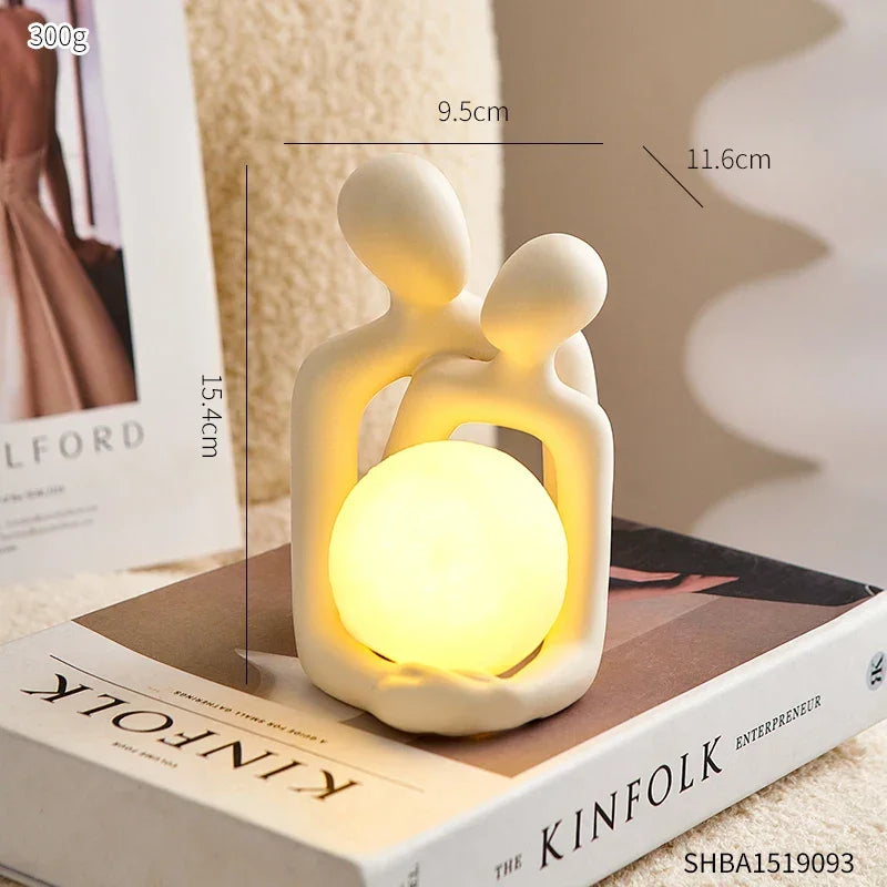 Luminária de Casal Estilo Nórdico para Quarto e Decoração Aquavera
