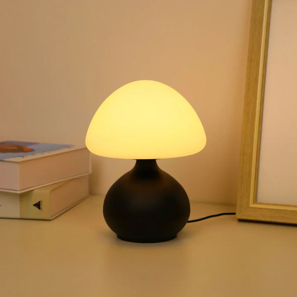Luminária de Mesa Cogumelo Lumière Multicores Luz Regulável Aquavera