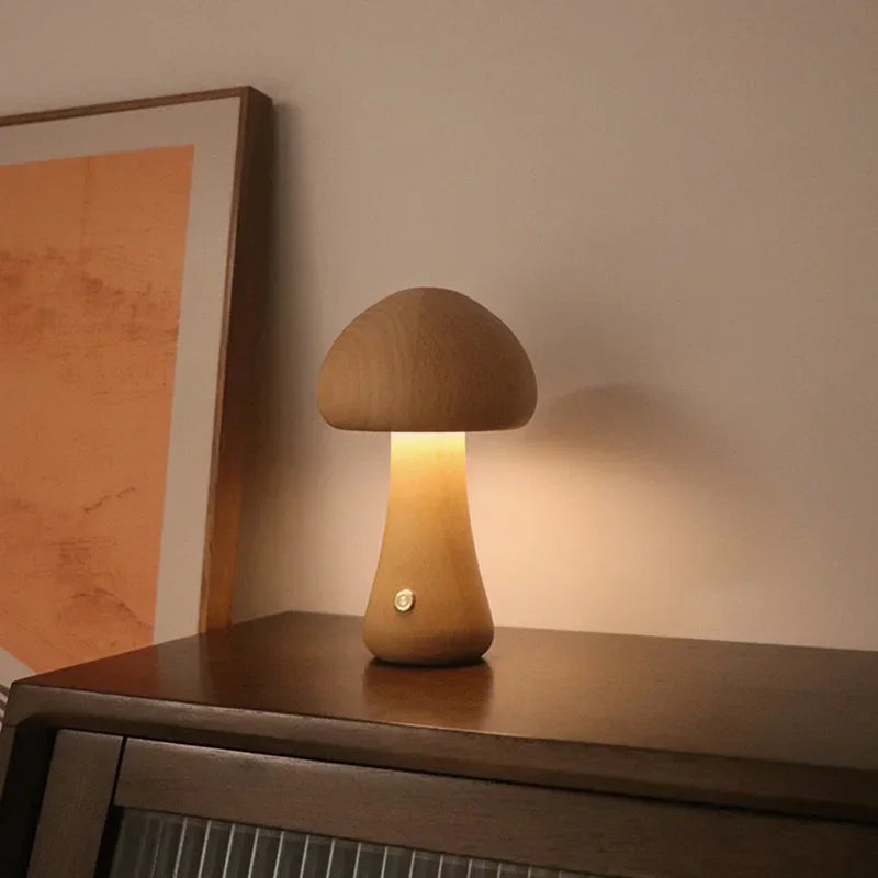 Luminária de Mesa Led Recarregável com 3 Cores para Quarto Aquavera