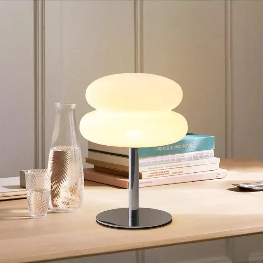 Luminária de Mesa Nuvem Branca Lueur Cristal Luz Regulável Aquavera