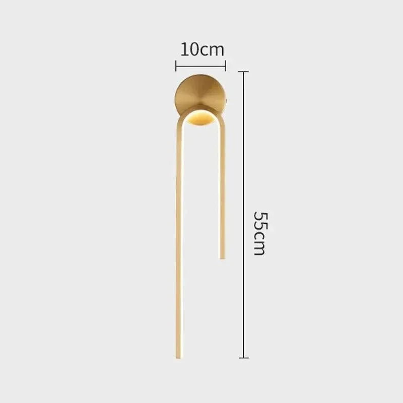 Luminária de Parede Led Design Moderno para Decoração e Iluminação Aquavera