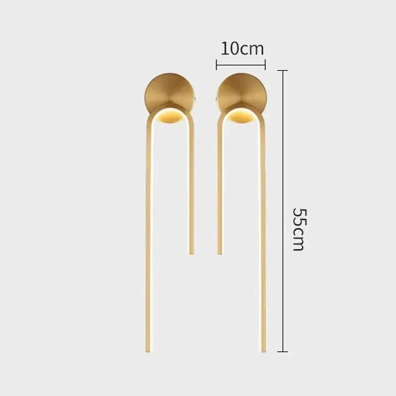 Luminária de Parede Led Design Moderno para Decoração e Iluminação Aquavera