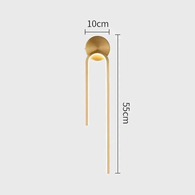 Luminária de Parede Led Design Moderno para Decoração e Iluminação Aquavera