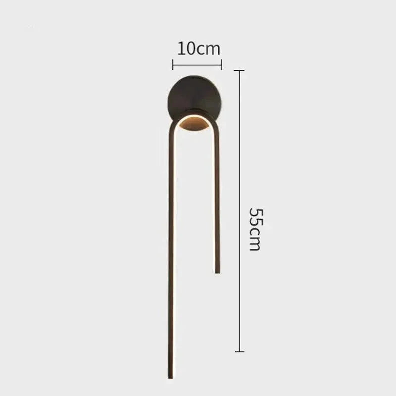Luminária de Parede Led Design Moderno para Decoração e Iluminação Aquavera