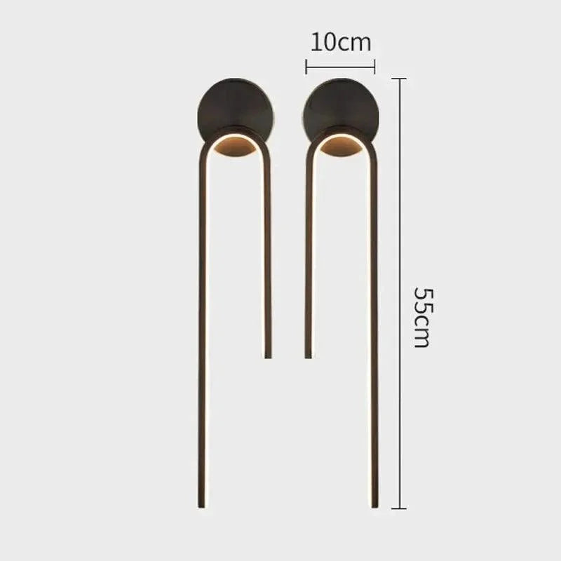 Luminária de Parede Led Design Moderno para Decoração e Iluminação Aquavera