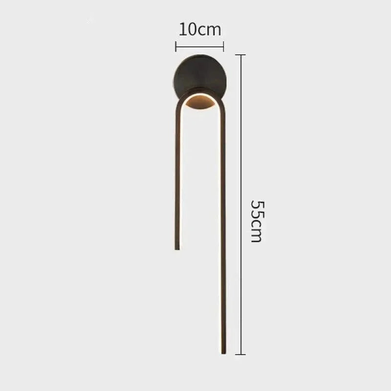 Luminária de Parede Led Design Moderno para Decoração e Iluminação Aquavera