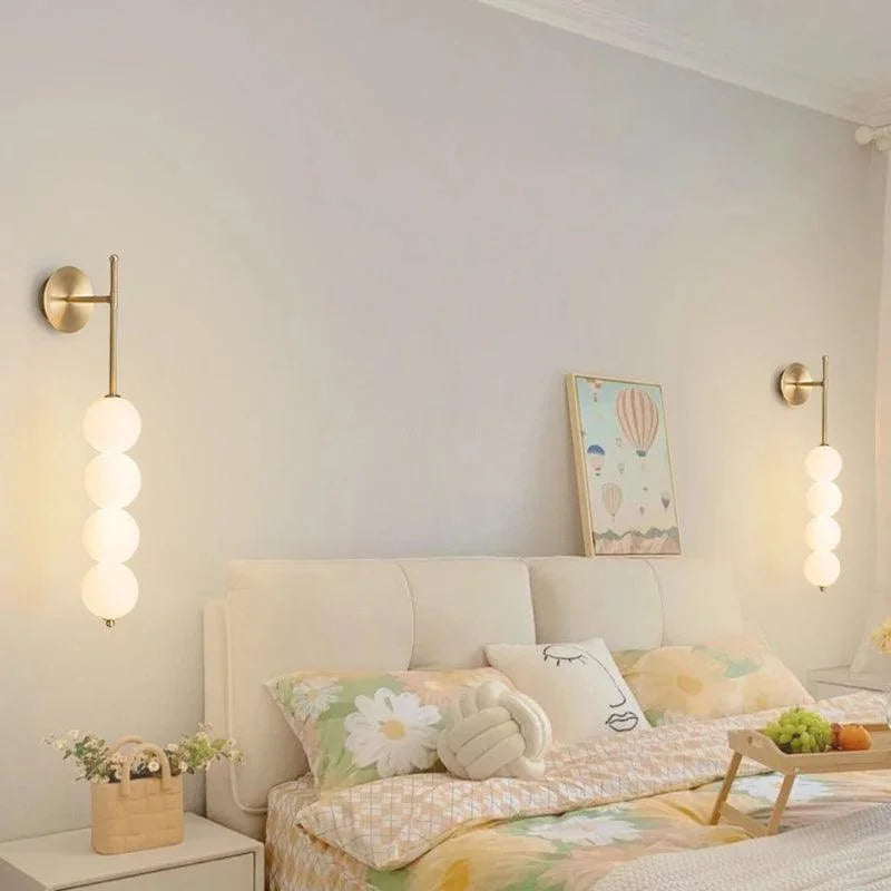 Luminária de Parede Led Minimalista Estilo Nórdico para Decoração Aquavera
