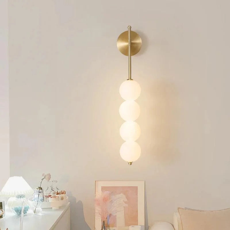Luminária de Parede Led Minimalista Estilo Nórdico para Decoração Aquavera