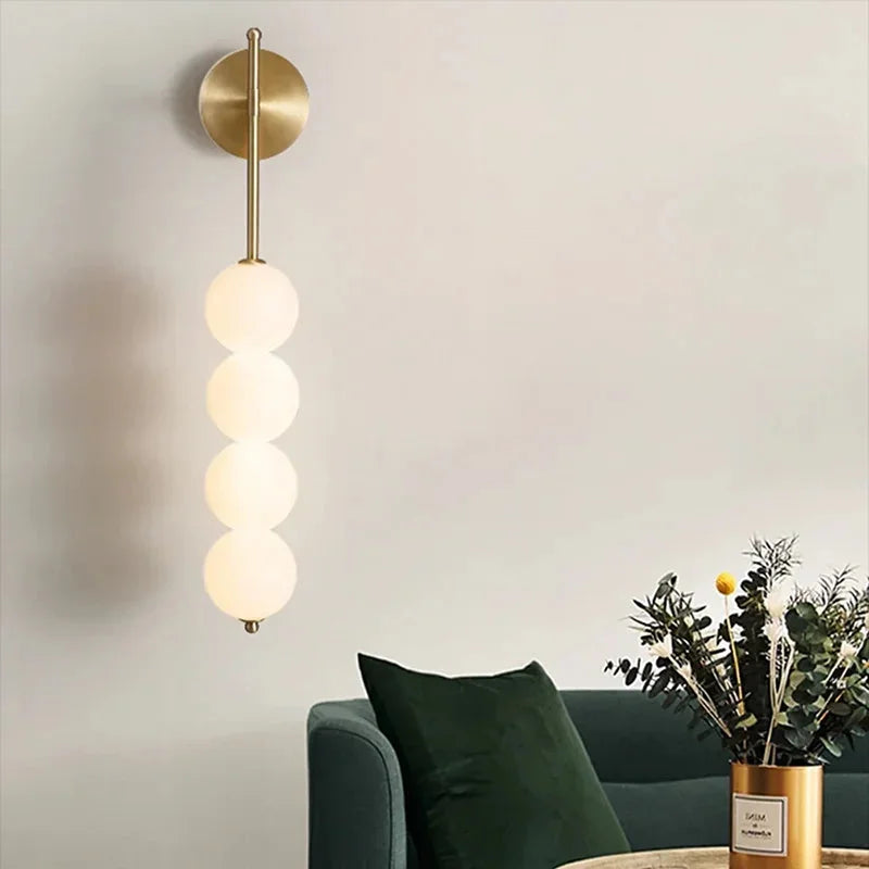 Luminária de Parede Led Minimalista Estilo Nórdico para Decoração Aquavera