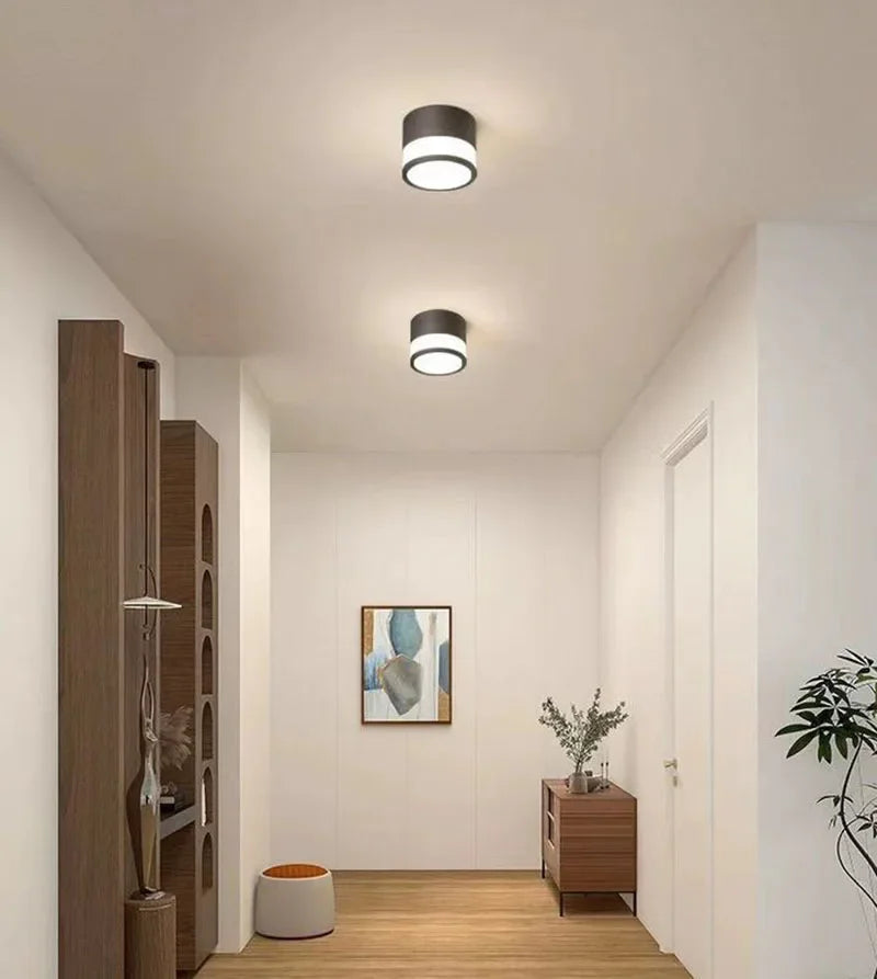 Luminária de Teto Led de Alumínio Estilo Nórdico para Sala Aquavera