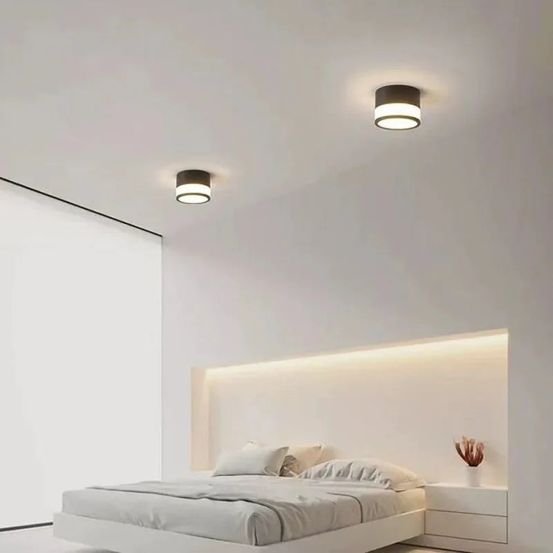 Luminária de Teto Led de Alumínio Estilo Nórdico para Sala Aquavera