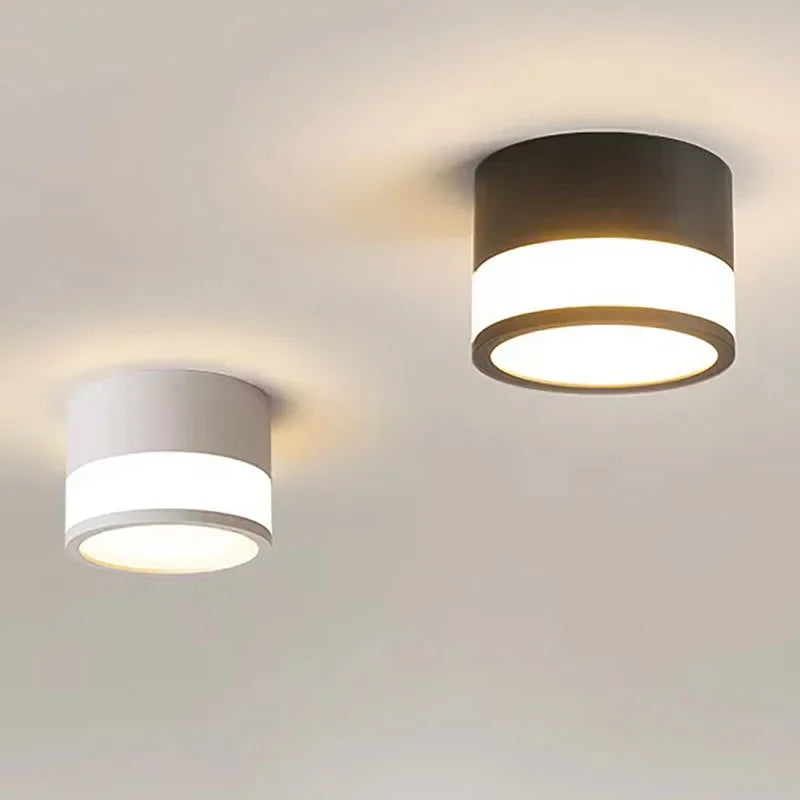 Luminária de Teto Led de Alumínio Estilo Nórdico para Sala Aquavera