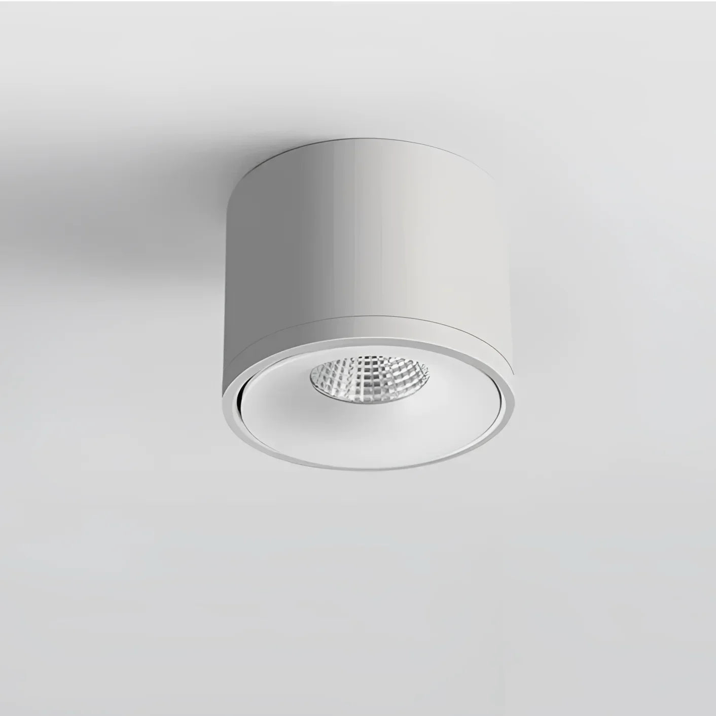 Luminária de Teto Led Rotativa Dimerizável em Alumínio Moderno Aquavera