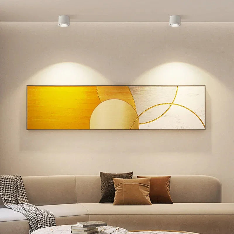Luminária de Teto Led Rotativa Dimerizável em Alumínio Moderno Aquavera