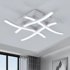 Luminária Led com Design Curvo 3 Cores para Sala e Quarto Aquavera