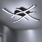 Luminária Led com Design Curvo 3 Cores para Sala e Quarto Aquavera