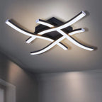 Luminária Led com Design Curvo 3 Cores para Sala e Quarto Aquavera