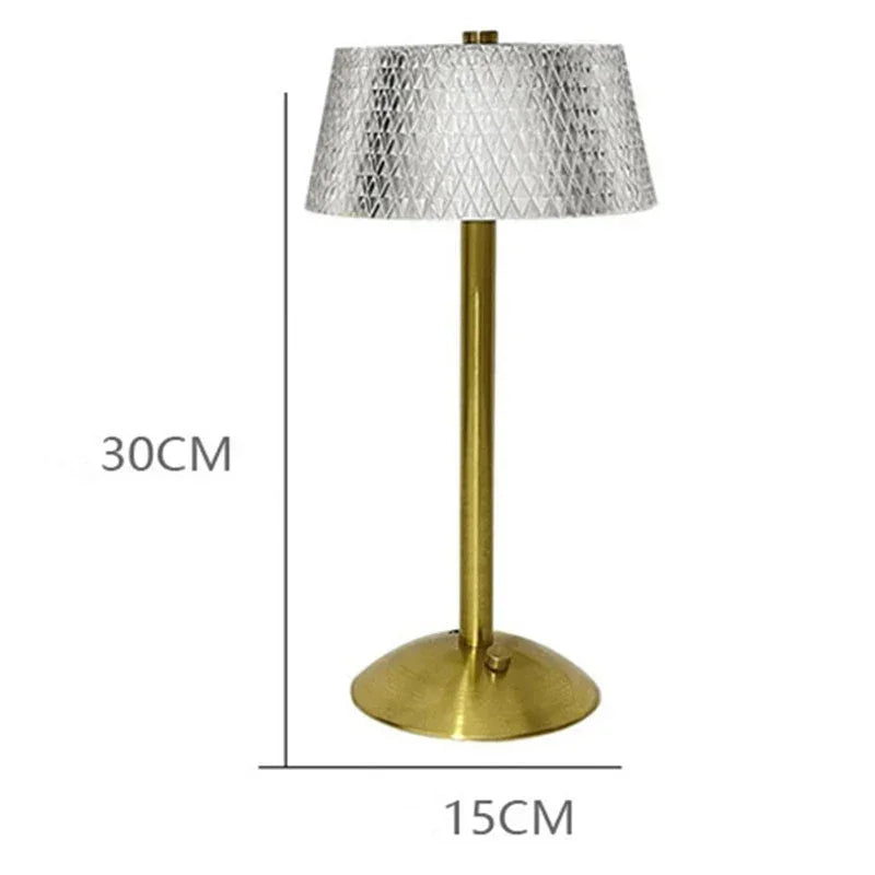 Luminária Led Europeia com Dimer Usb para Quarto e Bar Aquavera