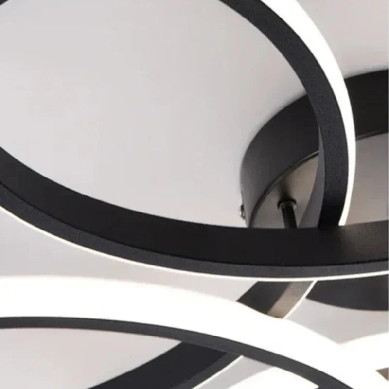 Lustre de Teto em Alumínio com Design Floral para Sala e Quarto Aquavera