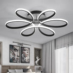 Lustre de Teto em Alumínio com Design Floral para Sala e Quarto Aquavera
